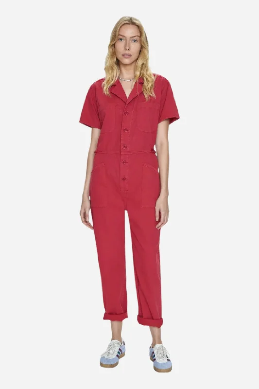 Free Design Pistola Grover Jumpsuit in Rouge