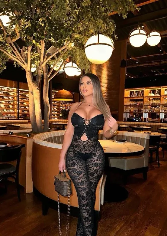 High-end Customization Lace Jumpsuit