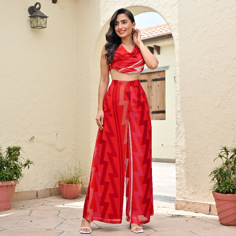 Elegant And Elegant Lightning Strike Co-ord Set