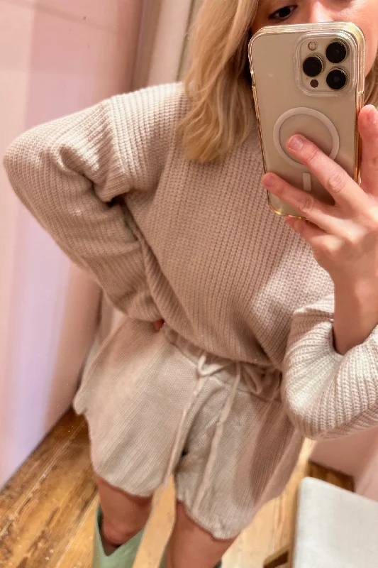 Comfy Layers Lavender Haze Sweater Romper