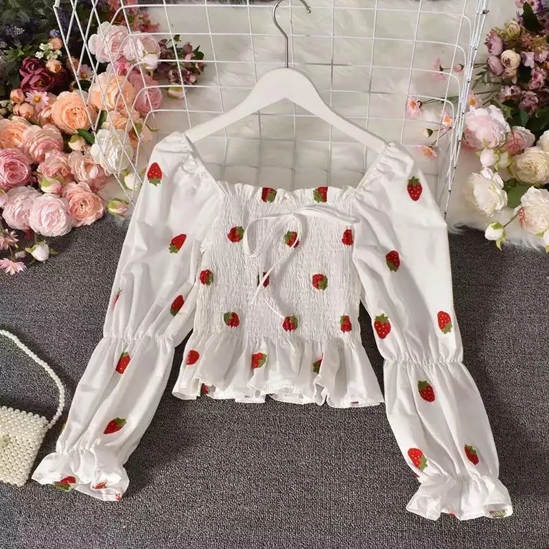 French Style Nelly Embroidered Blouses