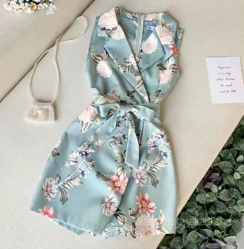 Bottom And Versatile Ronita Floral Rompers