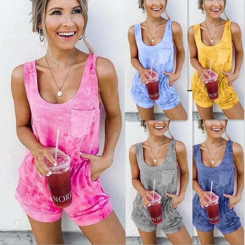 Fresh Comfort Summer Short Jumpsuits