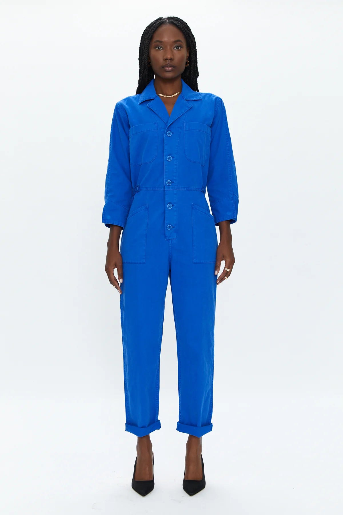 Breezy Outfits Tanner Long Sleeve Field Suit ~ Cobalt