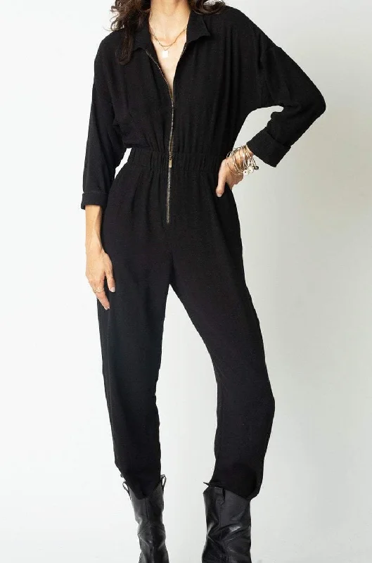 Effortless Looks The Parker Jumpsuit Black