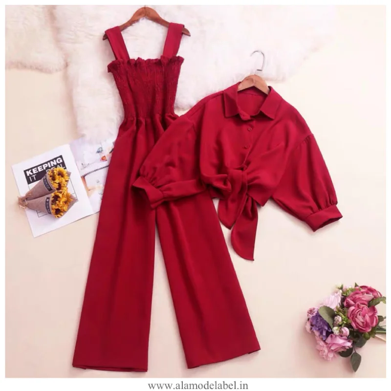 European And American Style Whitney Jumpsuit and Cape