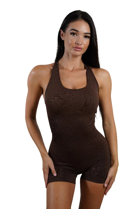 Classic Design ZARA ROMPER - MOCHA