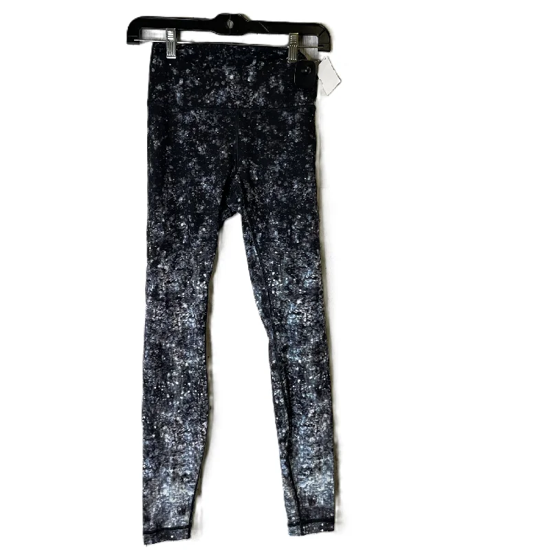 Beautiful Romance Black Athletic Leggings By Lululemon, Size: 8