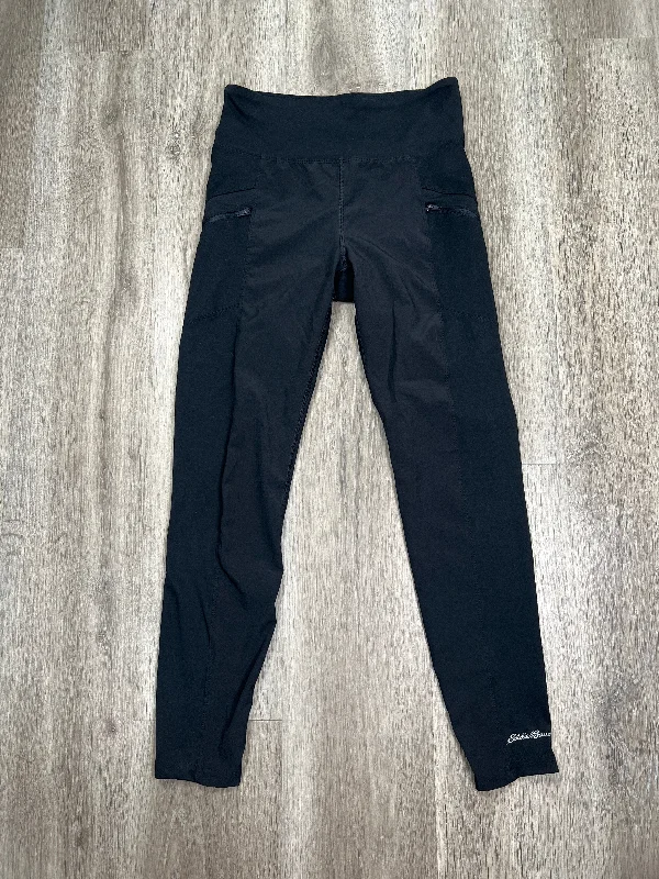 Light And Breathable Black Athletic Leggings Eddie Bauer, Size M