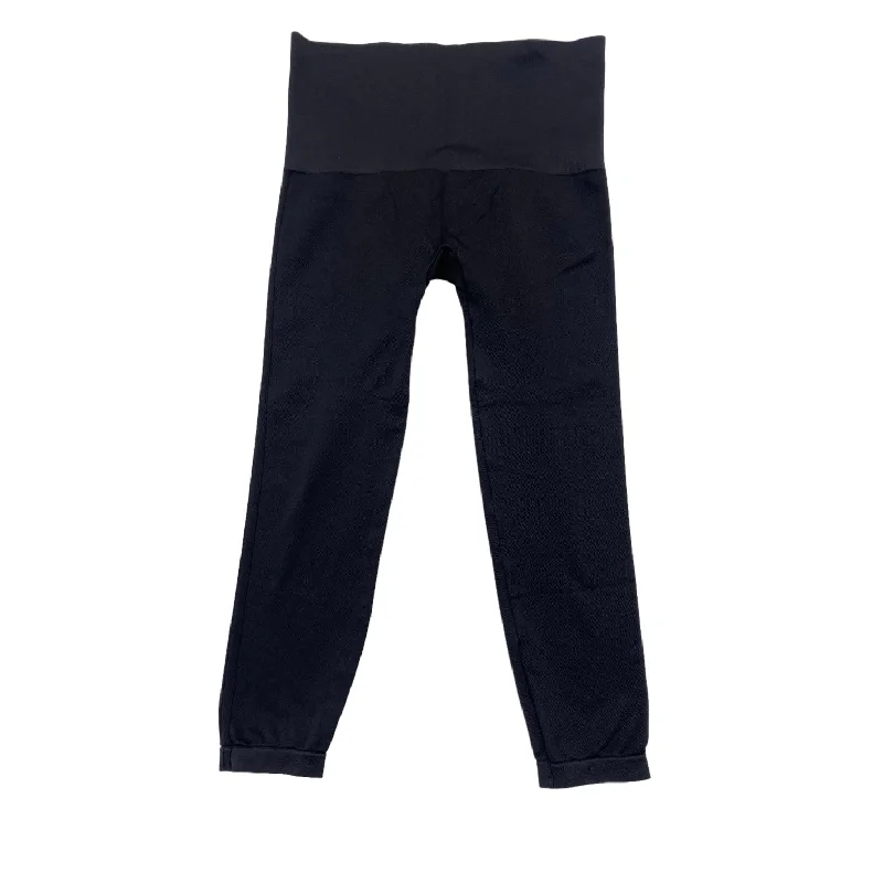 Minimal Style Black Athletic Leggings Spanx, Size 1x