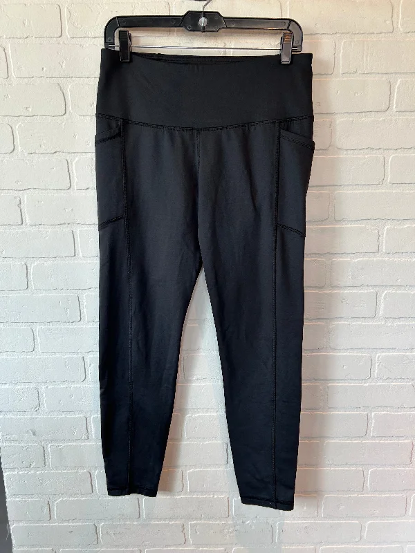 Elegant And Simple Black Athletic Leggings Spyder, Size 12