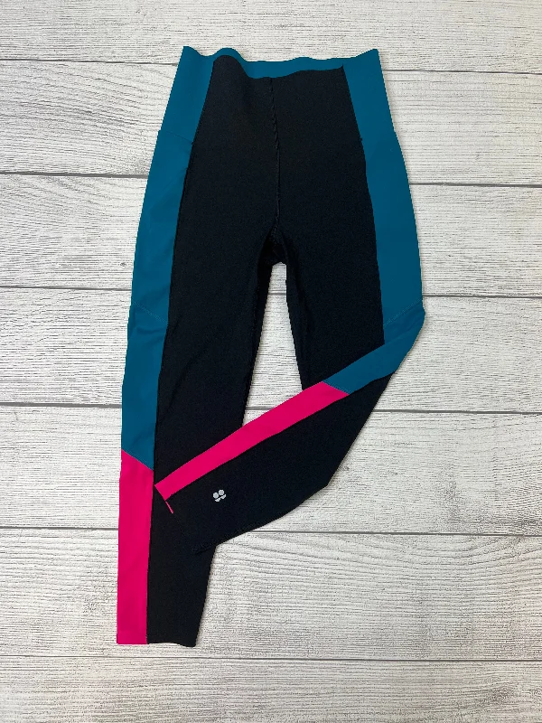 Fashion Must-have Black Blue Athletic Leggings Sweaty Betty, Size M
