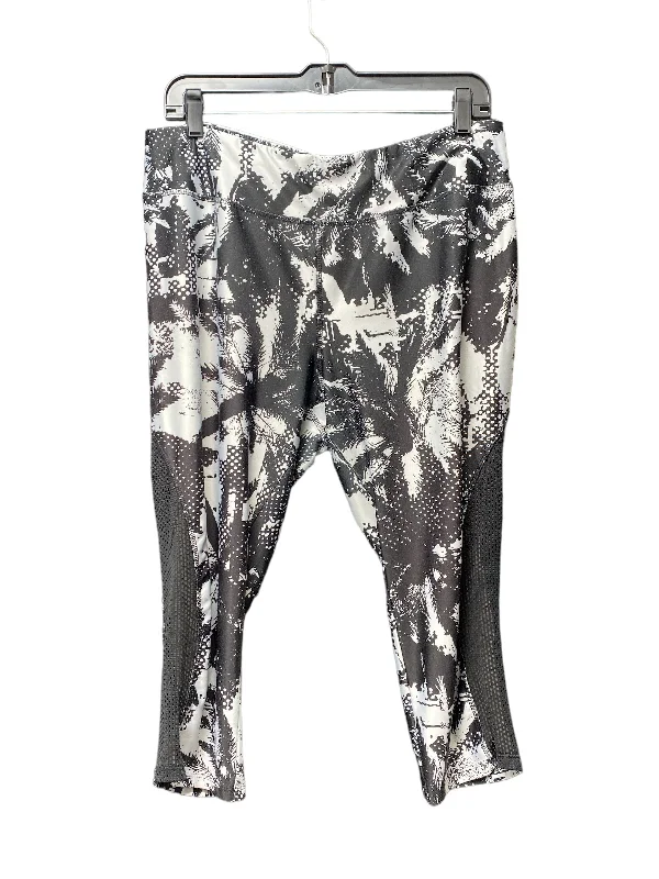 Effortless Outfits Black & White Athletic Leggings Danskin Now, Size Xl
