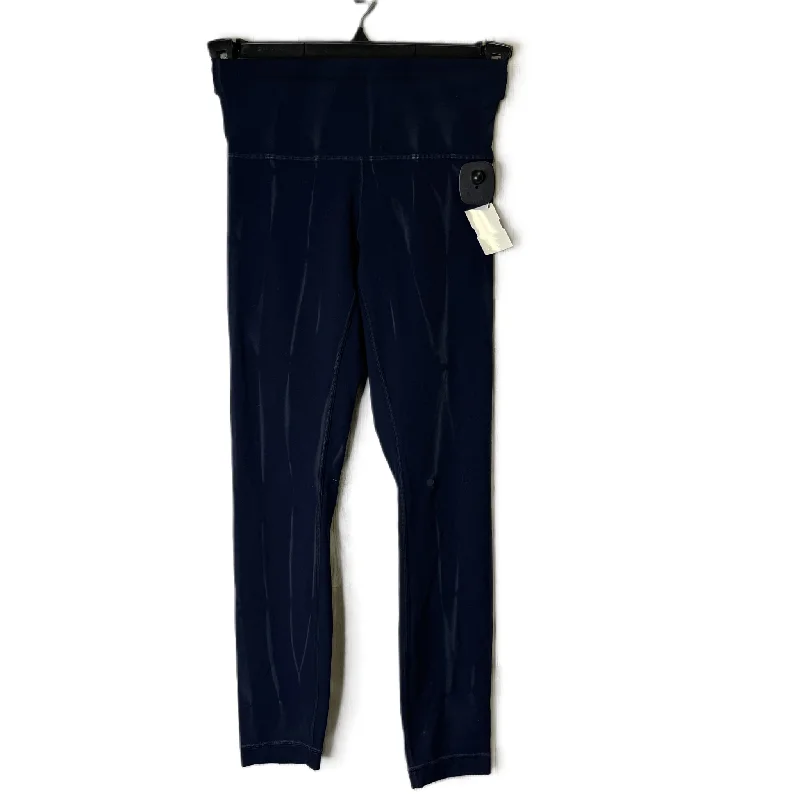 Low-key Luxury Blue Athletic Leggings By Lululemon, Size: 4