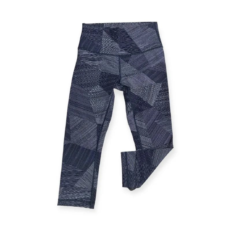 Trendy Items Blue Athletic Leggings Capris Lululemon, Size S