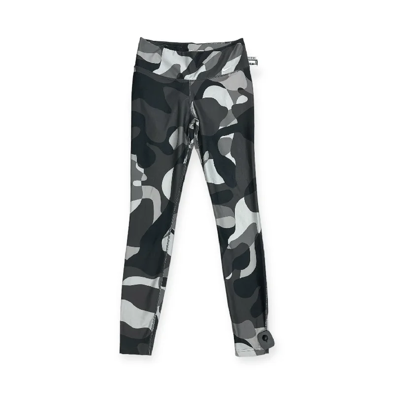 Sports Series Camouflage Print Athletic Leggings Nike Apparel, Size M