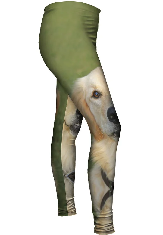Party Wear Golden Lab Smiling