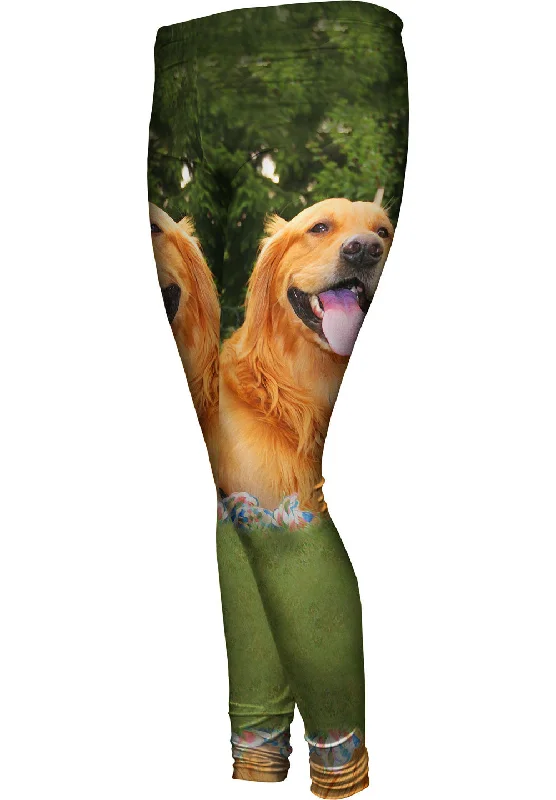 Youthful Style Golden Lab With Rope Toy