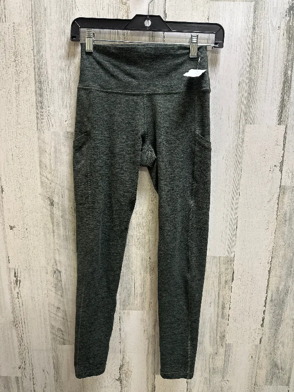 Cozy Street Style Green Athletic Leggings Aerie, Size S