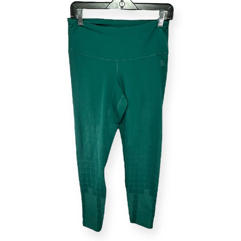 Warm Comfort Green Athletic Leggings The North Face, Size L