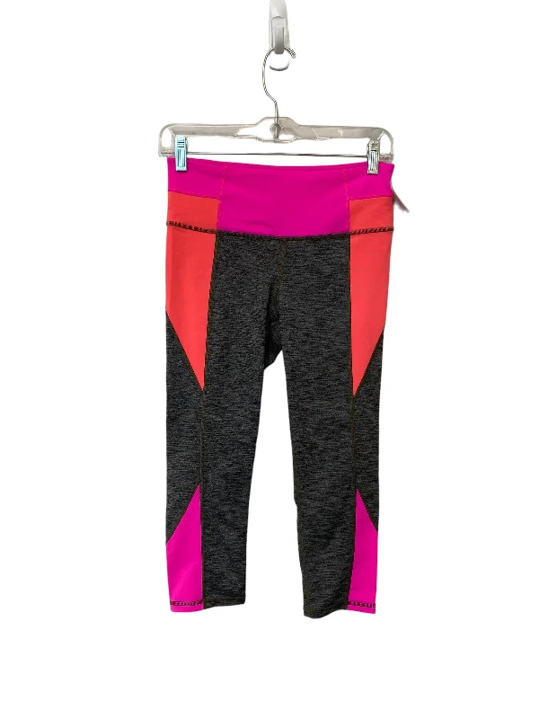 Beautiful Romance Grey Athletic Leggings Athleta, Size S