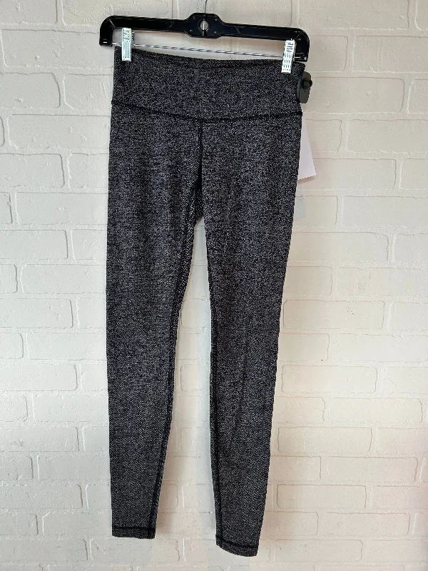 Comfortable Series Grey Athletic Leggings Lululemon, Size 4