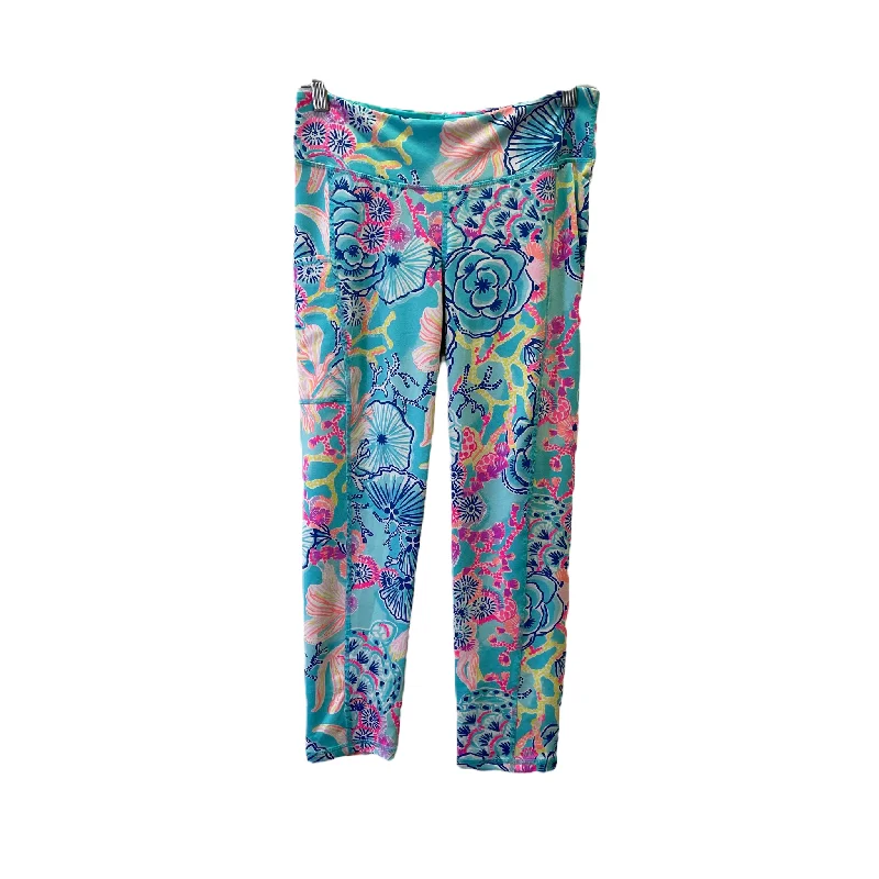 Celebrity Style Multi-colored Athletic Leggings By Lilly Pulitzer, Size: M