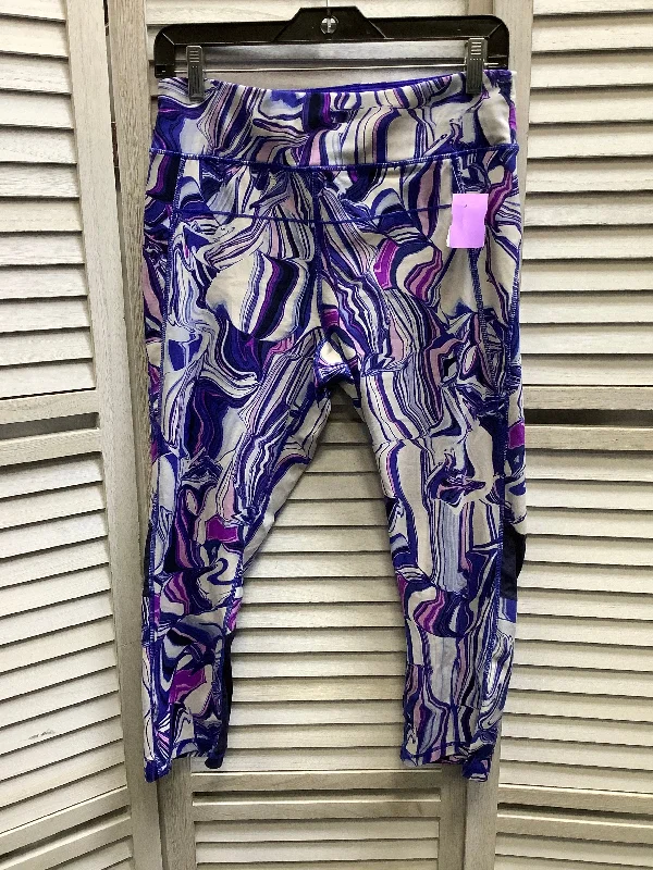 Light Layers Multi-colored Athletic Leggings Capris Calvin Klein, Size L
