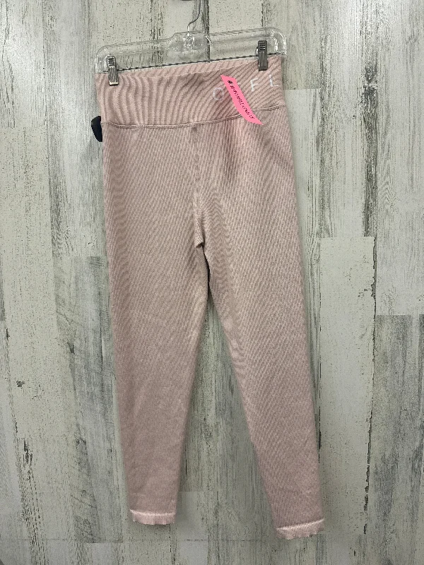 Versatile Itinerary Pink Athletic Leggings Aerie, Size L