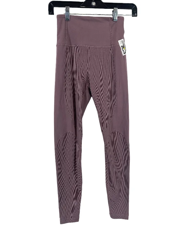 Effortless Comfort Purple Athletic Leggings Athleta, Size Xxs