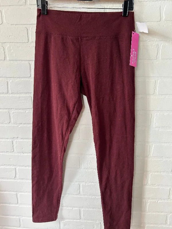Elegant Tailoring Red Athletic Leggings Aerie, Size 12