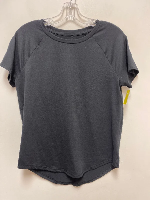 Fashion Comfort Athletic Top Short Sleeve By All In Motion In Black, Size: S