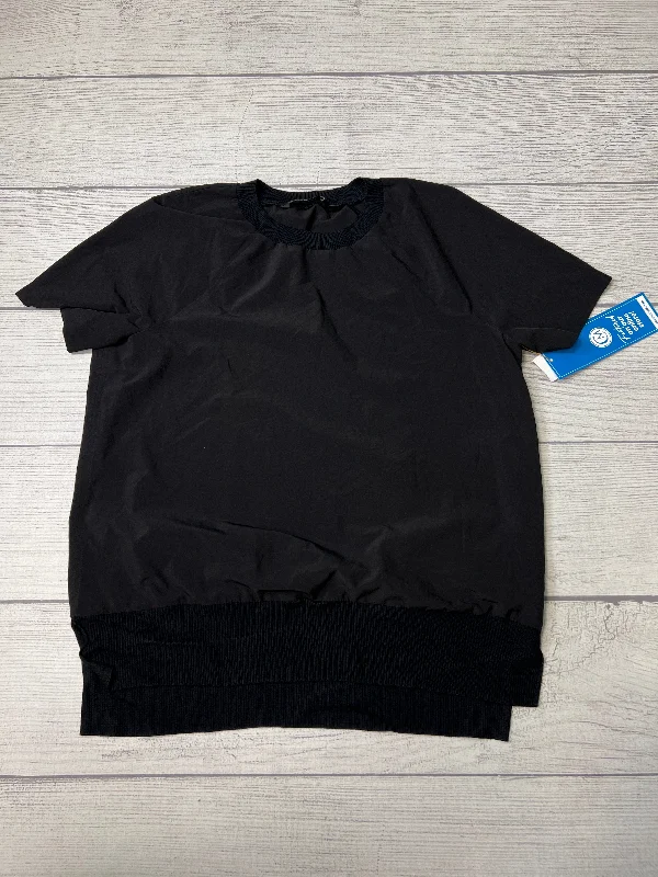 Artistic Temperament Athletic Top Short Sleeve By Athleta In Black, Size: S
