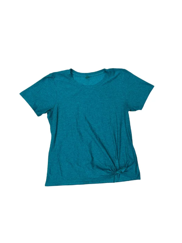 Perfect Tailoring Athletic Top Short Sleeve By Beyond Yoga In Teal, Size: S