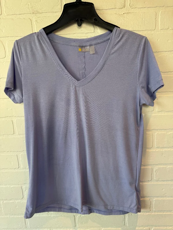 Relaxed Fashion Athletic Top Short Sleeve By Zella In Purple, Size: S