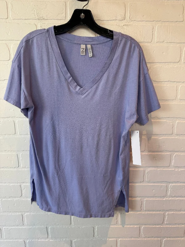 Simple Chic Athletic Top Short Sleeve By Zella In Purple, Size: Xs