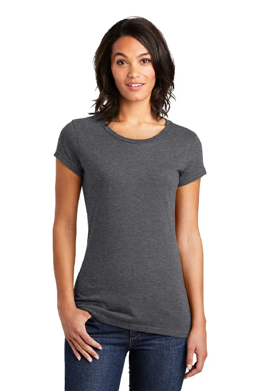 Wearable At Home Or Out District Womens Very Important Short Sleeve Crewneck T-Shirt - Heather Charcoal Grey