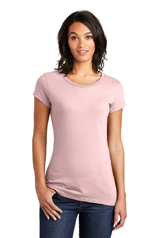 Playful Style District Womens Very Important Short Sleeve Crewneck T-Shirt - Dusty Lavender