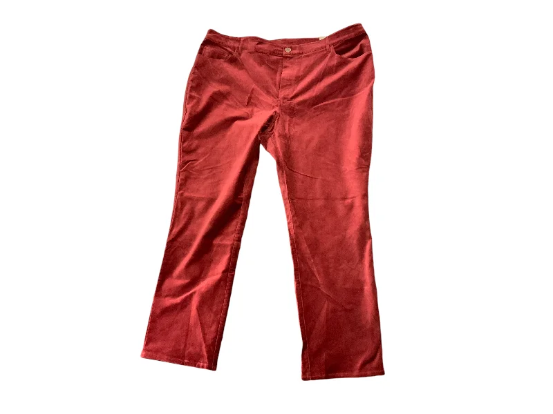 Versatile Itinerary Fly Front Women's Pant Cabernet 20