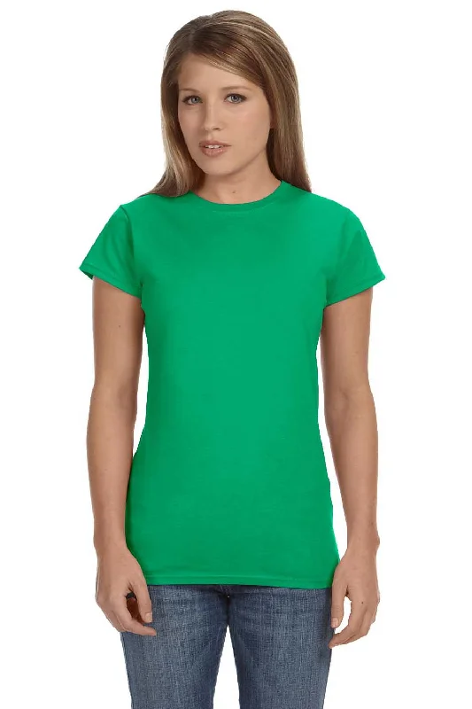 High Street Fashion Gildan Womens Softstyle Short Sleeve Crewneck T-Shirt - Irish Green