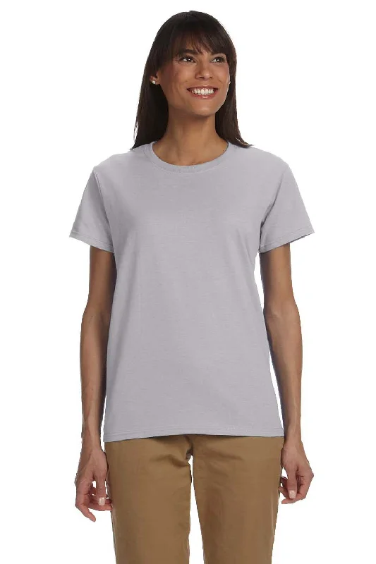 Relaxed Wear Gildan Womens Ultra Short Sleeve Crewneck T-Shirt - Sport Grey