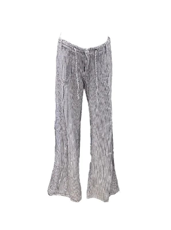 Spiritual Vitality Just Living Women's Linen Pant Black S
