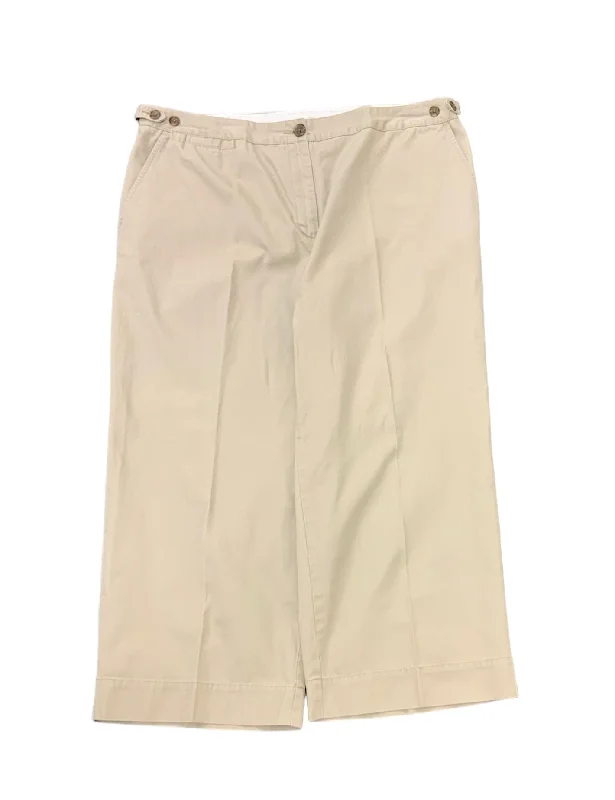 Printed Patterns Lands End Women's Khakis 16 Capri