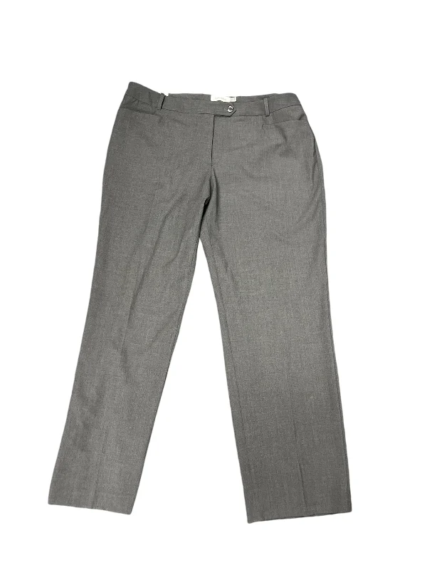 Effortless Looks NWT Calvin Klein Women's Trouser Gray 16