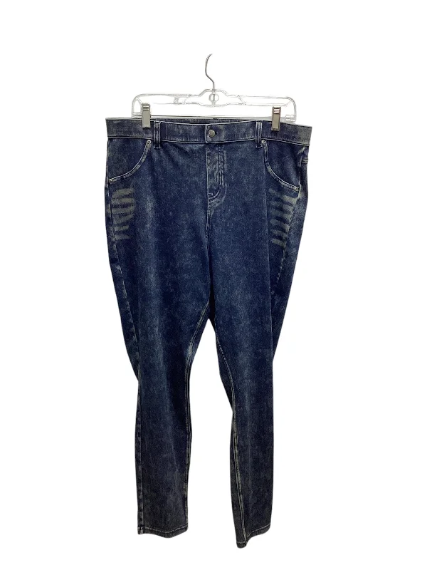 Elegant Design NWT Hue Curvy Fit Womens Pants Blue XL