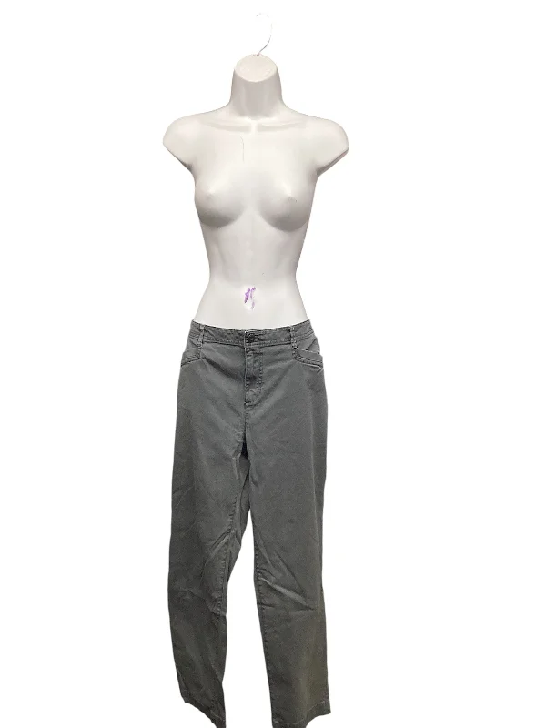Street Charm Orvis Women's Khakis Gray 16