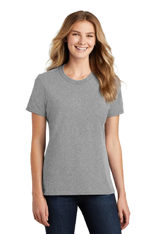 Modern Comfort Wear Port & Company Womens Core Short Sleeve Crewneck T-Shirt - Heather Grey