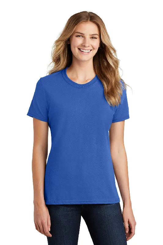 Effortless Looks Port & Company Womens Core Short Sleeve Crewneck T-Shirt - Royal Blue