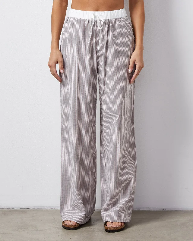 Trendy Dresses Stripe Poplin Pant