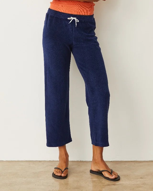 All-Day Wear Terry Cloth Crop Pant